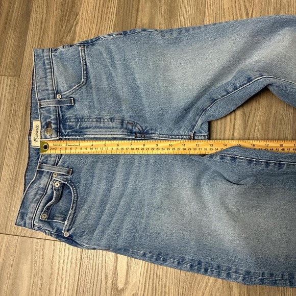 Madewell The Perfect Vintage Wide Leg Crop Jean in Caitlin Wash Blue Size 28 - Picture 4 of 8